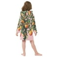 thumbnail image 7 of FORMRS Niños Bathrobe Unisex Hooded Robe Soft Plush Pajamas Sleepwear, Size 2-3T, Vibrant Oranges, 7 of 7