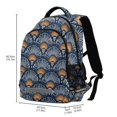 thumbnail image 2 of FORMRS Kids School Backpack Elementary Student Unisex Travel Bookbag with Reflective Stripes, Blue Elegant Geometric, 2 of 7