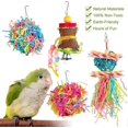 thumbnail image 2 of 4-Pack Broken Bird Toys Small Parrot Chew Toys Parrot Cage Foraging Hanging Toys Small Bird Parakeet Parrot Love Bird Cockatiel, 2 of 4