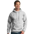 thumbnail image 4 of Port & Company Tall Essential Fleece Pullover Hooded Sweatshirt-LT (Ash), 4 of 4
