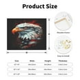 thumbnail image 2 of Logiee USA Bald Eagle Print Canvas Wall Art ,Art Poster,Canvas Decorative Picture,Decor Wall Pictures for Living Room Bedroom Bathroom,Ready to Hang, 2 of 6