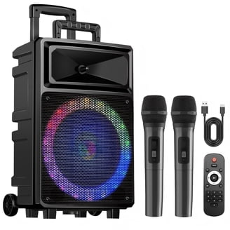 Thomson K600 Mini Bluetooth 5.0 Karaoke Machine with 2 Portable