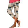 thumbnail image 1 of Gibobby Running Pantalones Deportivos Yoga Leggings para mujer Verano Deportes casuales Pantalones yoga Pantalones cortos ajustados（Caqui， S), 1 of 5