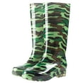 thumbnail image 6 of KANG Women's High Top Camo Rain Boots Slip Rubber Shoes For Outdoor Daily Use In Rainy Season, 6 of 9