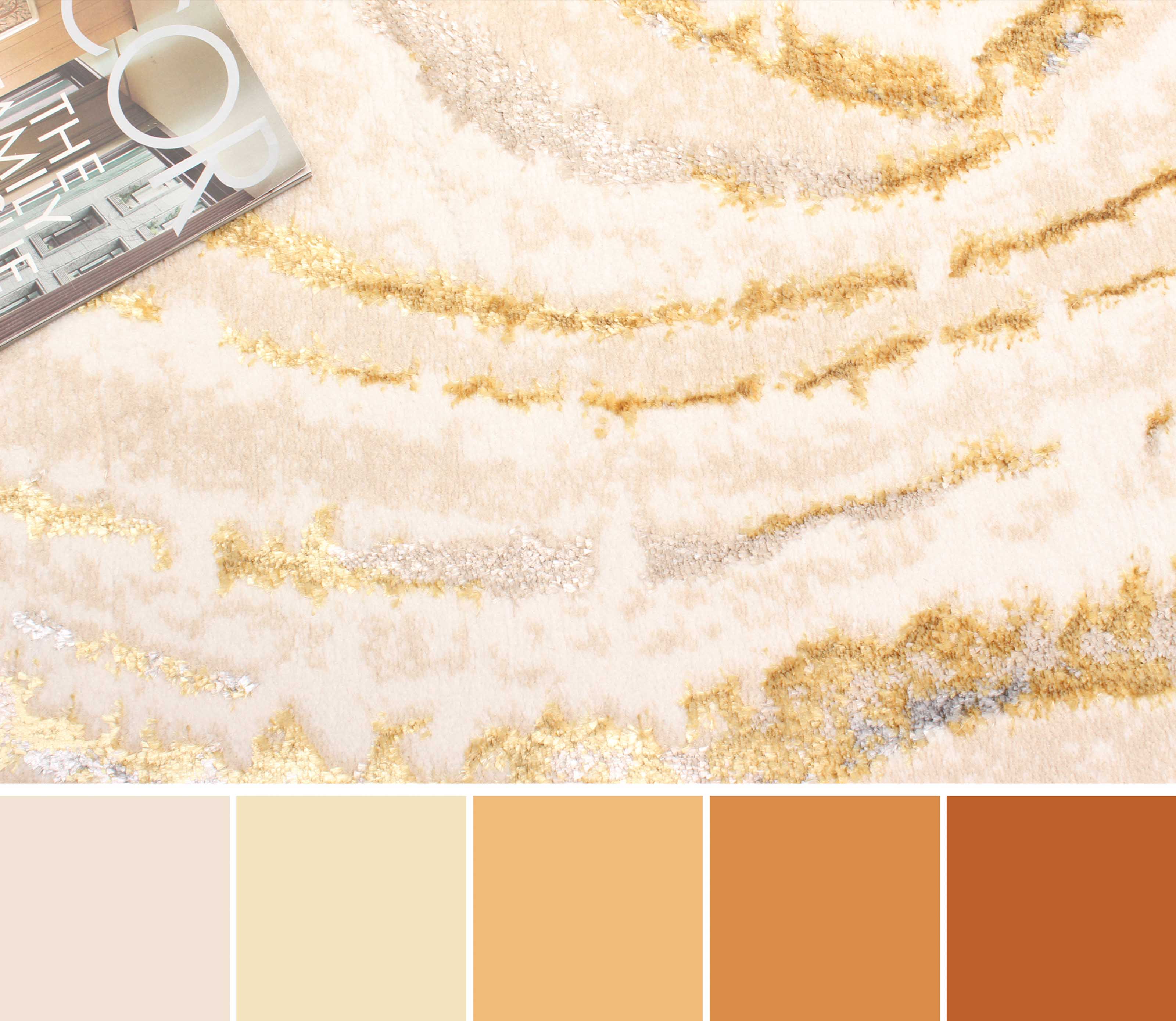 ECARPET Mercan Contemporary/Modern Area Rug for Living Room, Bedroom, Dining Entrance, Hallway and More