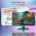 thumbnail image 2 of Sceptre New 27-inch Gaming Monitor 100Hz 1ms HDMI x2 DP x1 Build-in Speakers Machine Black 2025, 2 of 5