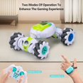 thumbnail image 5 of ZHAOCHENG Coche de control remoto para niños, 20 km/h, coche de control remoto manual, rotación de 360°, coche acrobático RC 1:20, coche de control remoto todo terreno, coche de juguete controlado por, 5 of 5