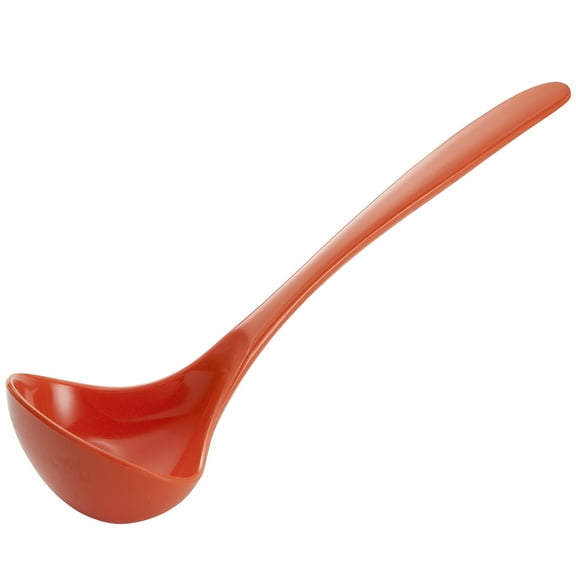 Gourmac 11.25-Inch Melamine Soup Ladle, Orange