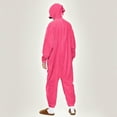 thumbnail image 2 of FAWUUDO Onesie Adult Unisex Christmas Zipper Pajamas Animals One Piece Homewear for Women Men Hot Pink, 2 of 9