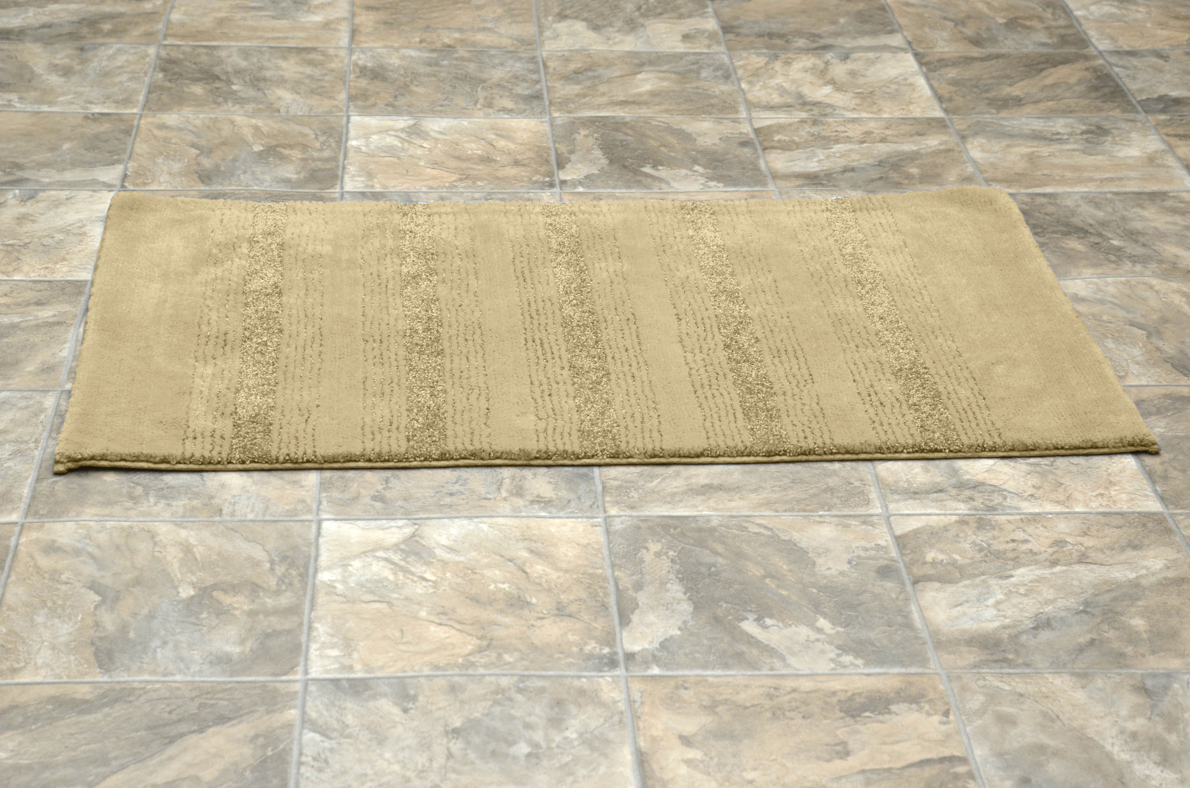 Garland Rug Essence Washable Nylon Linen Bath Rug, 24" x 40"