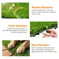 thumbnail image 3 of TrumanPick Artificial Grass Interlocking Flooring Decor Indoor Outdoor Turf Grass for Patio Backyard Balcony, 12" x 12, 3 of 10