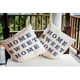 thumbnail image 3 of 20" x 20" Simply Daisy Home Sweet Home Indoor/Outdoor Pillow, Nautical Navy Qty 1, 3 of 6