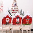 thumbnail image 3 of Año Nuevo 2024, gorro de Papá Noel, funda para silla, adornos navideños para el hogar, mesa, adornos navideños, regalos de Navidad, 2023, 3 of 4