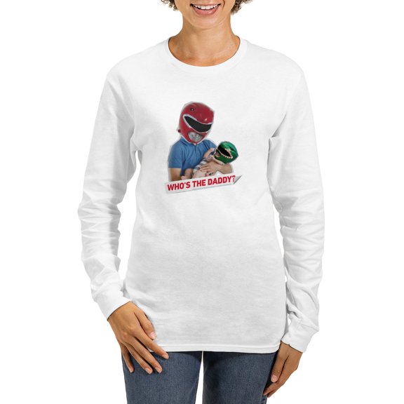 CafePress - Power Rangers Who's Th Women's Long Sleeve T Shirt - Women's Long Sleeve Graphic Casual T-Shirt