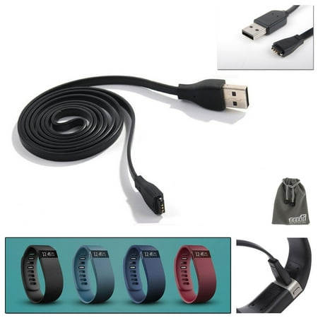EEEEKit for Fitbit Charge/Force Wristband Fitness /Activity Tracker,Replacement Charger Cable+Wall Charger Adapter