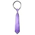 thumbnail image 3 of Spring Notion Boys' Satin Zipper Necktie Wisteria Large, 3 of 4