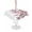 White, variant on Outdoor Tablecloth with Umbrella Hole for Patio/Picnic/Party/Camping, Cherry Flowers Waterproof Table Cloth Rectangle Table Cover Washable, Spring Modern Pink Floral Branch on Linen (54"x 80")