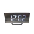 thumbnail image 1 of Reloj electrónico curvo creativo, reloj LED grande, reloj despertador silencioso, 1 of 8