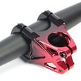 thumbnail image 1 of de bicicleta de montaña, vástago de manillar corto, aleación de aluminio fácil de usar para el manillar de 31.8 mm, reemplazo para el engranaje Rojo negro, 1 of 8