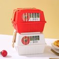 thumbnail image 1 of YAOMOBB Hamburger Case Snap on Sandwich Box Large Capacity Food Grade Portable Container for Daily Use, 1 of 7