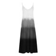 thumbnail image 4 of SMihono Robe Maxi Bohème d'Été pour Femmes Grande Taille Mode Décontractée d'Été avec Poches Sans Manches Imprimé Dentelle Col en V Robe de Plage Robe d'Été, 4 of 4