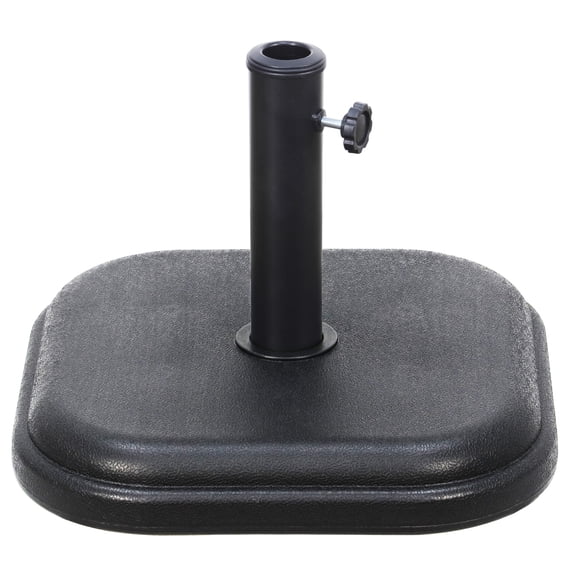 Kool 24 lbs Resin Umbrella Base in Black, Weather Resistant