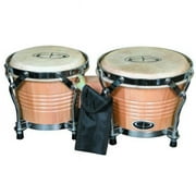 GP Percussion Pro-Series Tunable 6"/7" Bongos, Natural