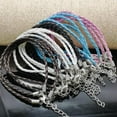 thumbnail image 2 of 25 Pieces Mixed Color DIY Knit Leather Cords Ropes For Charms Bracelets Jewelry Making, 2 of 6