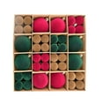 thumbnail image 2 of hengsof 72-Pack Velvet Balls Flocked Plastic Tree Ornaments Hanging Decor for Tree Twigs Mantel Centerpieces Ideal for Christmas Trimming, 2 of 7