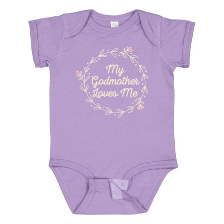 

Inktastic My Godmother Loves Me Gift Baby Girl Bodysuit