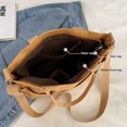 thumbnail image 3 of Bolso de mano estilo tote de cuero vintage para mujer, bolso de hombro, regalo de San Valentín, 3 of 8