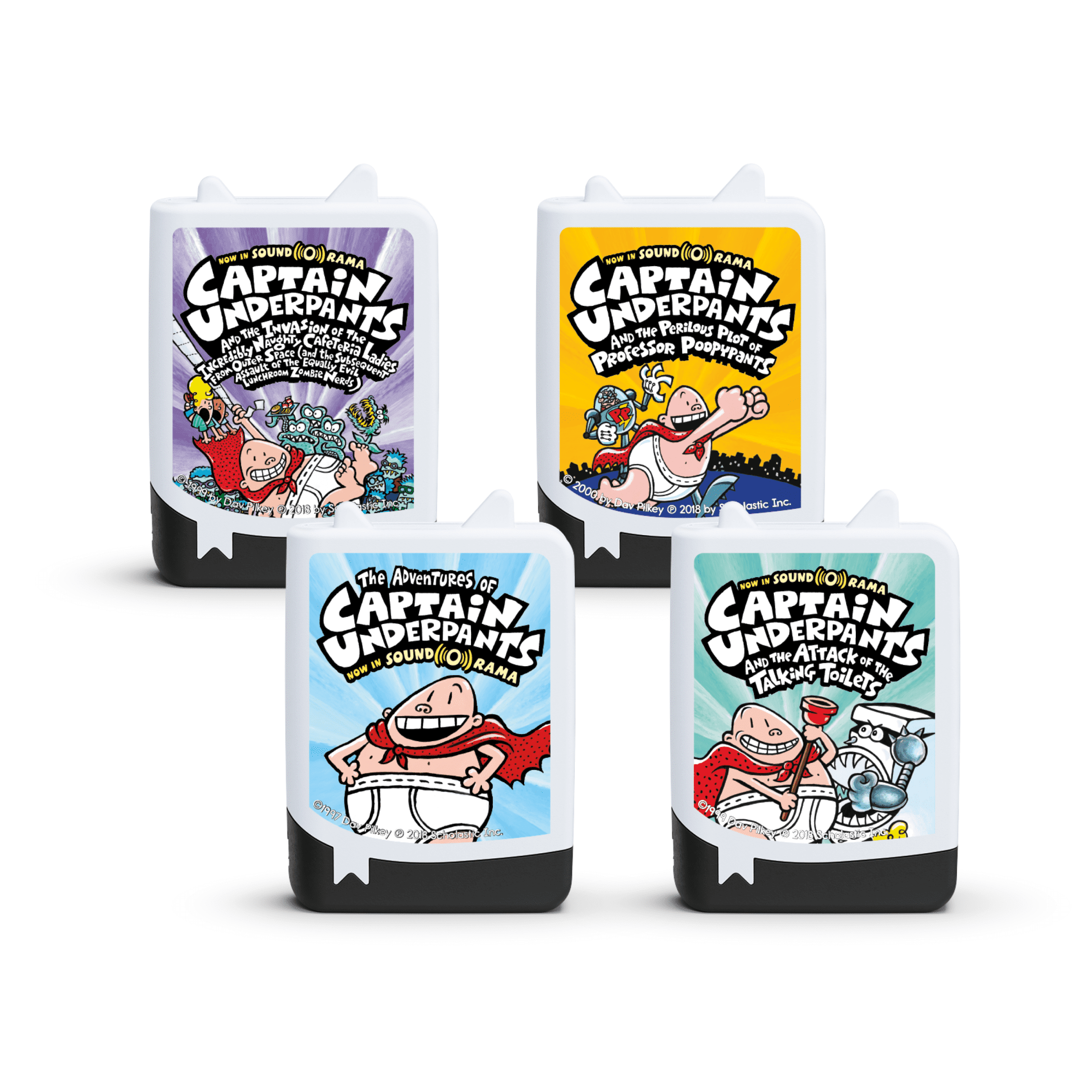 tonies Captain Underpants Audiobooks Set, 4 Pack, Age Group 7+
