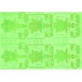thumbnail image 1 of Ahgly Company Indoor Rectangle Abstract Green Modern Area Rugs, 2' x 5', 1 of 4