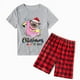 thumbnail image 2 of Pijamas familiares navideños a juego, conjuntos de Pijamas cortos grises para mascotas, Navidad en julio, 2 of 3