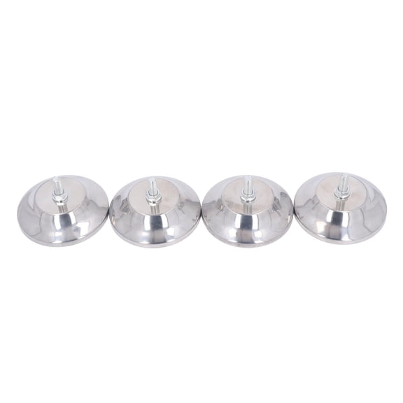 YAHHU 4‑Pack 5‑Inch Adjustable Heavy‑Duty Pool Table Leg Levelers – Durable Metal Risers with Anti‑Wear Base for Ping‑Pong, Foosball & Soccer Tables