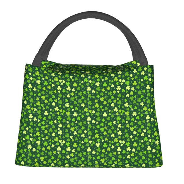 Disketp Happy St. Patrick's day Bolsa Térmica Estampada, Bolsa Térmica Aislante para Almuerzo, Playa y Campamento