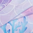 thumbnail image 4 of Mermaid Shower Curtain Hooks Girls Shower Curtain Ocean Shower Curtains for The Bathroom, Mermaid Tail Shower Curtain, Little Mermaid Girls Bathroom Decor, 84 Inch (72x84), 4 of 6