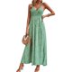 thumbnail image 1 of Vestido de cóctel informal, ajustado, de poliéster, sin mangas, cómodo, para mujer, con estampado de agujeros, estilo bohemio de primavera (L), 1 of 7