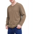 thumbnail image 2 of Camiseta Henley Casual Para Hombre Playera De Solapa Frontal, 2 of 6