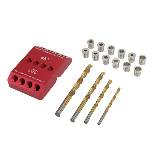 30 45 90 Degree Angle Drill Guide, 4 Sizes Angle Drill Jig For Angled