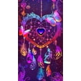 thumbnail image 1 of Full Square Round Drill 5D Diy Diamond Painting Indian Dream Feather 3D Embroidery Cross Stitch 5D70x90square Gao Jinjia LED, 1 of 2