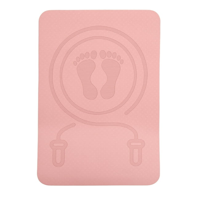 Shisuyan Multi-function Skipping Mat Sports Mat Household Workout Mat Rope Skipping Supply
