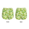 thumbnail image 4 of Disketp Kiwi Lemon Print Women's Shorts Workout Shorts for Athletic Gym Running Shorts with Phone Pockets Large, 4 of 8