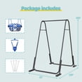 thumbnail image 5 of Slevoo 2-in-1 Baby Jumper and Swing Set with Portable Quick Foldable Stand, Easy Setup, Adjustable Strap, Soft Padded Seat, Blue, 5 of 8