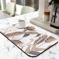thumbnail image 2 of No More Stains Coffee Drying Mat - Absorbent Dish Pad with Non-Slip Rubber Back, Ideal for Kitchen Counters, Coffee Mat Perfect for Dish Racks and Diatom Mud Coffee Makers, 19.5x12in, 2 of 7