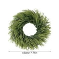 thumbnail image 3 of Norfolk Pine Wreath for Front Door, Ongmies Faux Green Fake Pine Needles Wreath, Handmade Soft Rubber Christmas Leaves – Realistic Greenery with Cedar Needles for Table, Wall, and Holiday Decor, 3 of 8