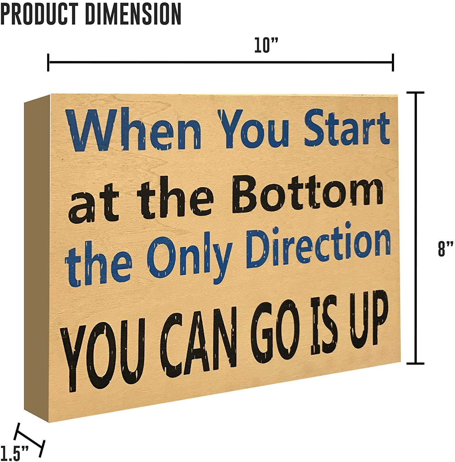 Jennygems Stand Up Sign Motivational Life Quotes Series When You