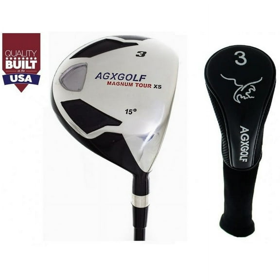Ladies Petite Length Magnum #3 Fairway Wood (15 Degree): w/Ladies Flex Graphite Shaft   Head Cover: Right Hand