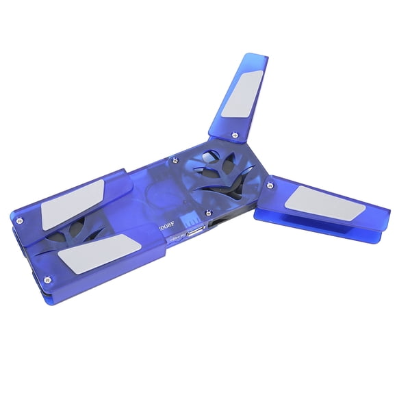 Almohadilla de enfriamiento plegable para computadora portátil, soporte de enfriamiento para computadora portátil Almohadilla de enfriamiento para computadora portátil con doble ventilador Soporte de