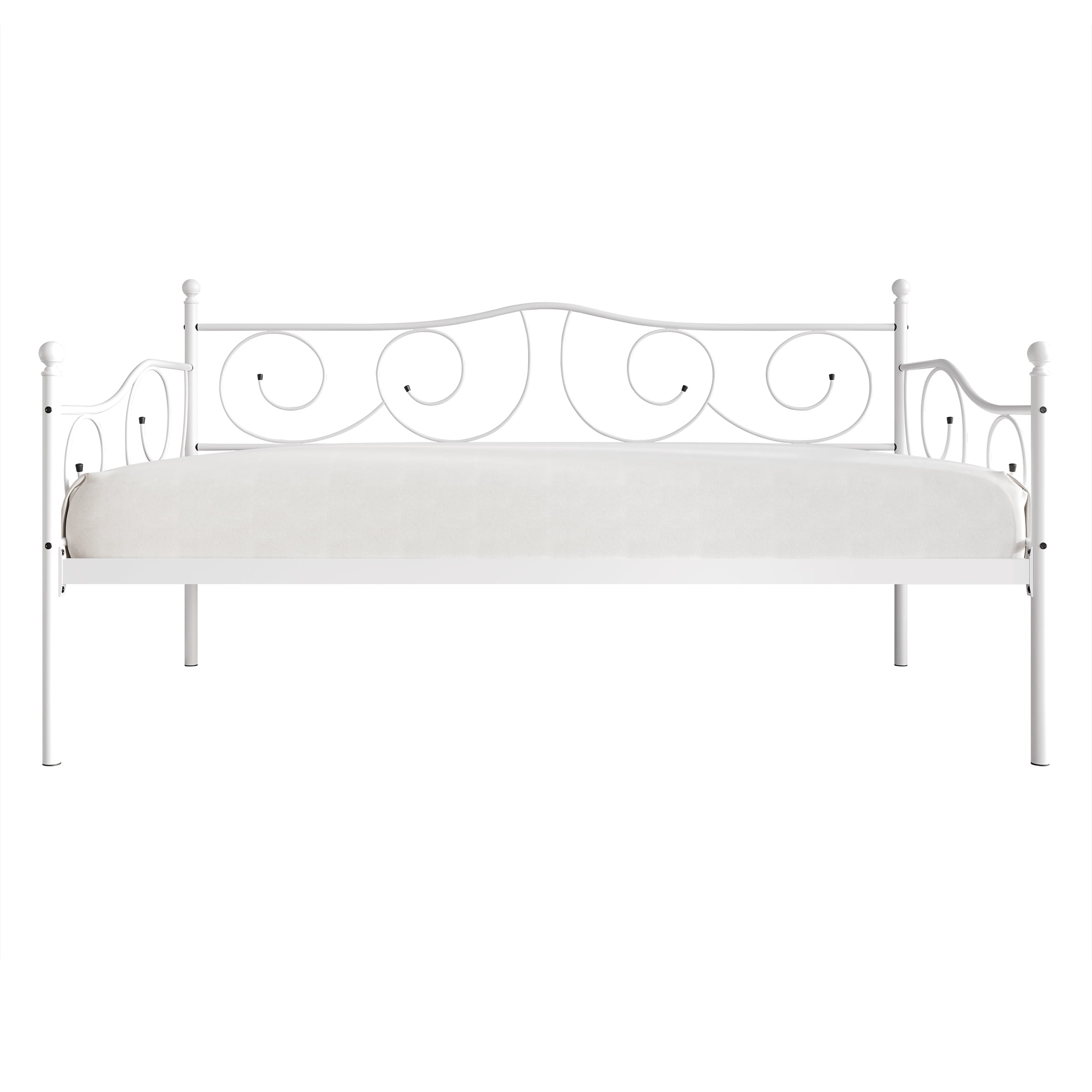 Castle Place Stylish Metal Twin Daybed, White